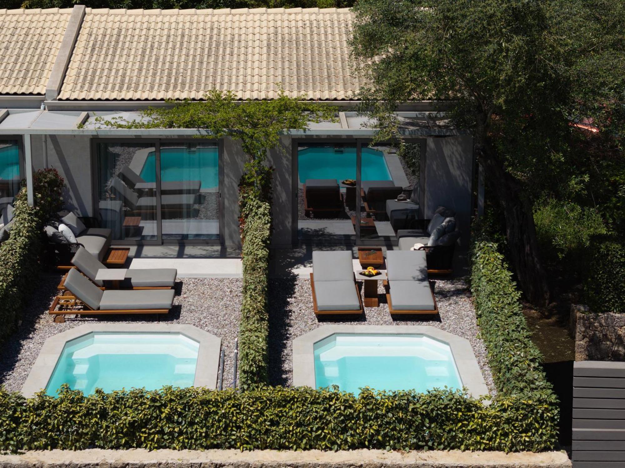 Rodostamo Hotel&Spa- Adults Friendly Kommeno  Exterior foto The hotel's private pools